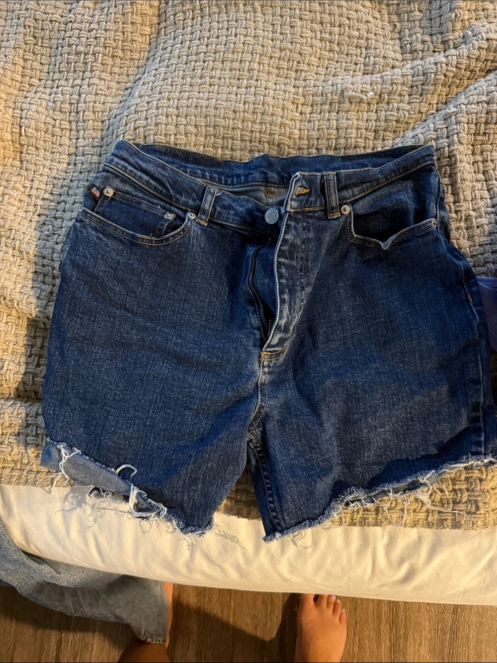 Polo by Ralph Lauren Dark Indigo Denim Cutoff Shorts